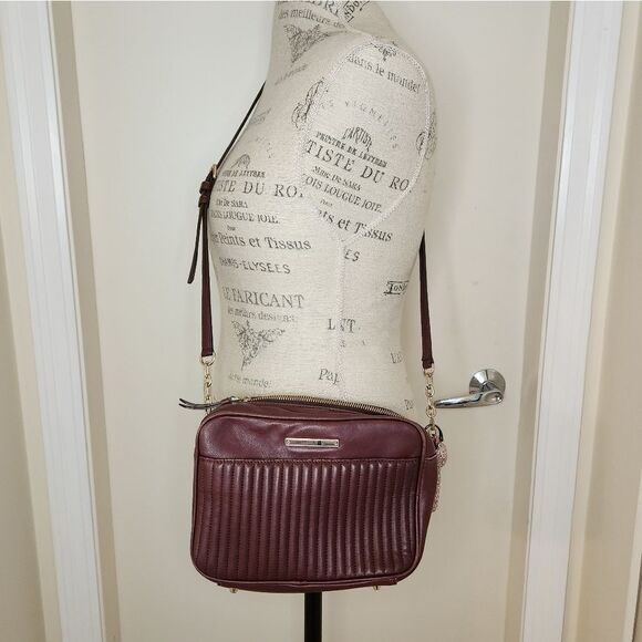 DKNY Lamb Leather Crossbody Purse - Picture 1 of 14